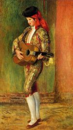 Young guitarist standing 1897